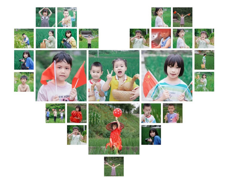 实践团队为农村少年儿童拍摄的写真。beat体育365官网供图